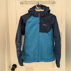 Patagonia Snowbelle Girls Sz 14 Blue/Pink Jacket